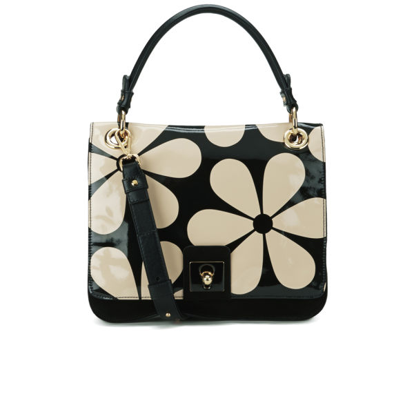 Orla Kiely Leather Ivy Bag Marble Free Uk Delivery Over 50 Orla Kiely Leather Ivy Bag Marble Image 1