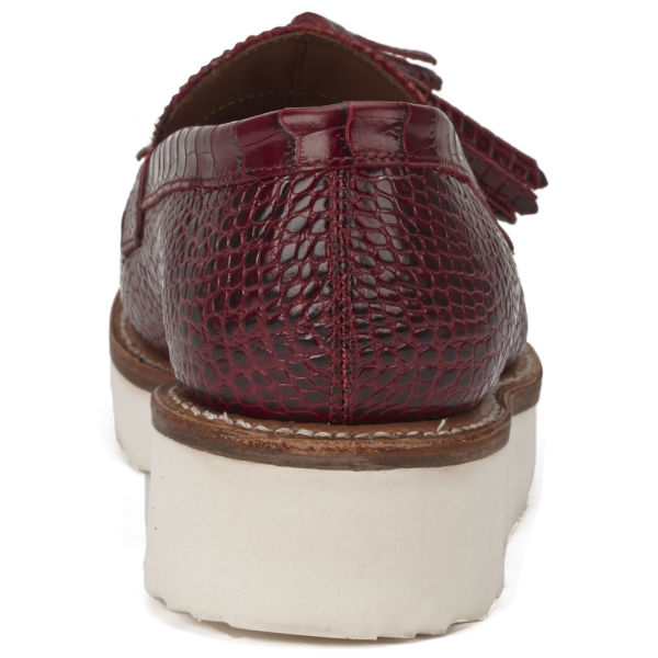 grenson bethany tasseled leather loafers