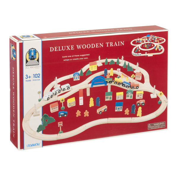 All aboard wooden trains clearance