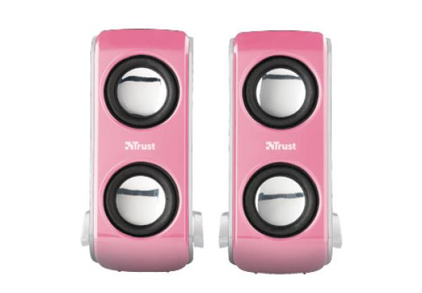 pink computer speakers