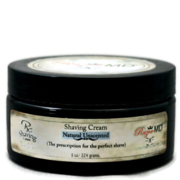 Razor MD Natural Unscented Shaving Cream (224ml) Free Shipping