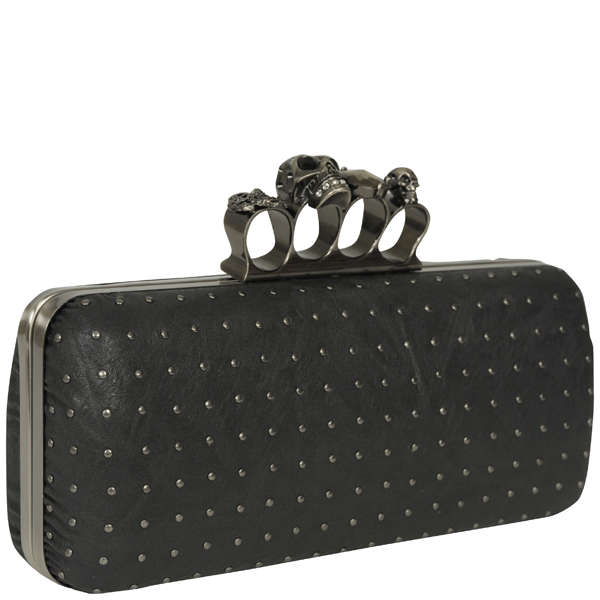 Religion Knuckle Duster Clutch Bag Womens Accessories