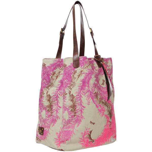 Nica Jasmine Printed Tote Bag   Stone      Womens Accessories