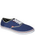 Penn Men's Ricko Canvas Oxford Plimsole Shoes - Navy Penn Men's Ricko Canvas Oxford Plimsole Shoes - Navy