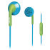 Philips Universal In-Ear Headset: Blue and Green Philips Universal In-Ear Headset: Blue and Green