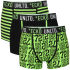 Ecko Men's 3-Pack Boxers - Black/Green Ecko Men's 3-Pack Boxers - Black/Green