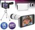 iPhone Telephoto Lens and Tripod for 3G/3GS - Black iPhone Telephoto Lens and Tripod for 3G/3GS - Black