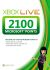 Xbox Live 2100 Pts card Xbox Live 2100 Pts card