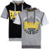 Everlast Men's 2-Pack Short Sleeve Layered T-Shirts - Grey/White Sleeve and Black/Grey Everlast Men's 2-Pack Short Sleeve Layered T-Shirts - Grey/White Sleeve and Black/Grey