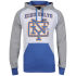 Ecko Men's Clinton Hoody - White/Blue/Grey Ecko Men's Clinton Hoody - White/Blue/Grey