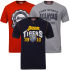Penn Men's 3-Pack Varsity T-Shirt - Grey Marl/Navy Penn Men's 3-Pack Varsity T-Shirt - Grey Marl/Navy