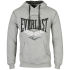 Everlast Men's Large Print Hooded Sweat - Grey Marl/Black Everlast Men's Large Print Hooded Sweat - Grey Marl/Black