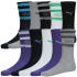 Puma Men's Socks (10 Pairs) - Black/Grey/Navy/White/Purple Puma Men's Socks (10 Pairs) - Black/Grey/Navy/White/Purple