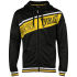 Everlast Men's Diagonal Tricot Zip Through Hoody - Black/Yellow Everlast Men's Diagonal Tricot Zip Through Hoody - Black/Yellow