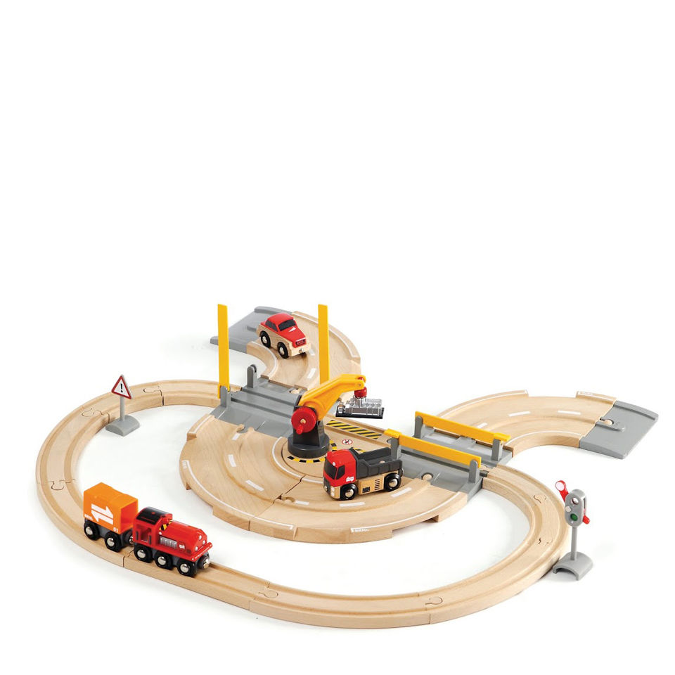 Brio Road And Rail Crane Set