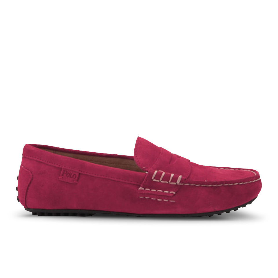 Polo Ralph Lauren Men's Wes Suede Slip-on Shoes - Red | FREE UK ...