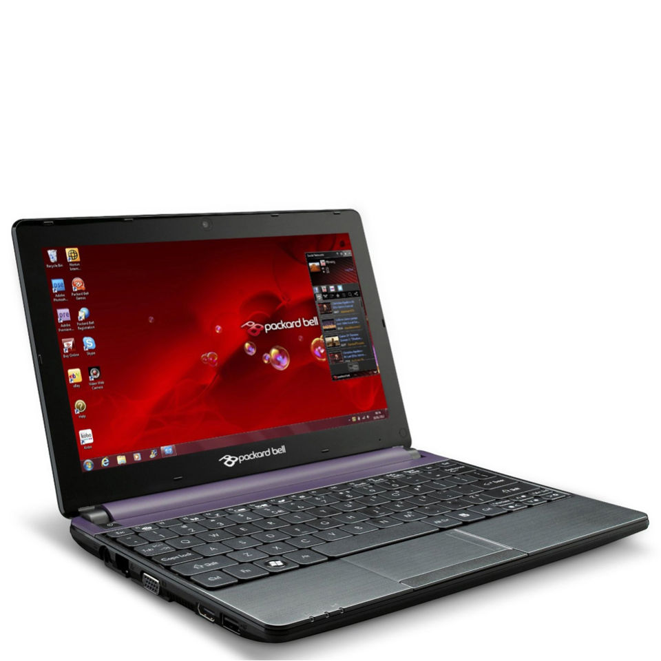 Packard Bell Dot 10.1 Inch SC/Atom Netbook N2600 (1GB RAM