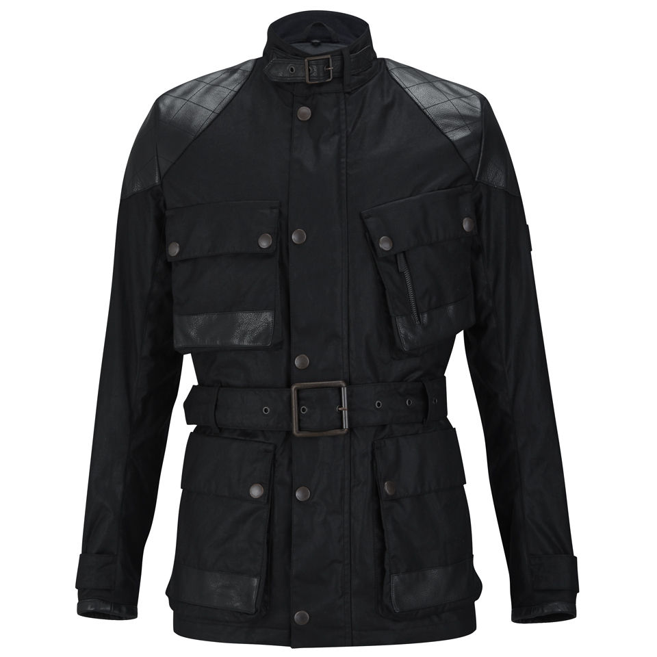 Knutsford Men's Wax Cotton Field Jacket with Detachable Inner Liner ...