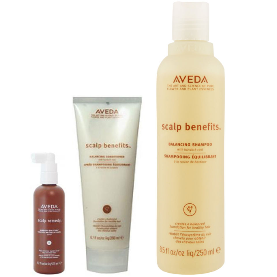 Aveda Scalp Benefits Trio Shampoo Conditioner Anti Dandruff
