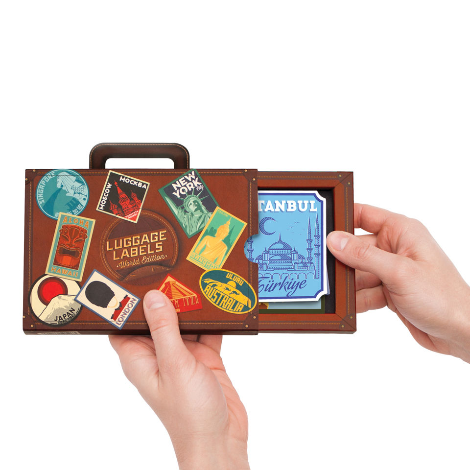 Vintage Style Luggage Labels - IWOOT UK