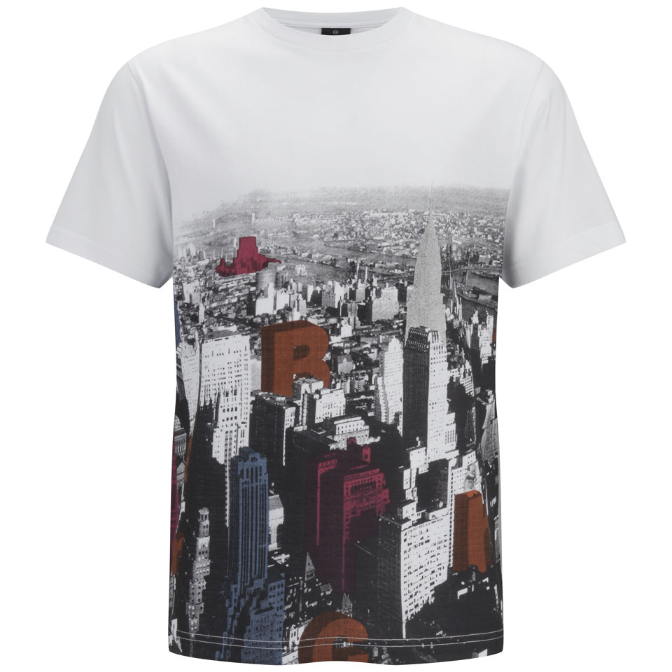 Bench Men S Bench City T Shirt White Clothing Zavvi