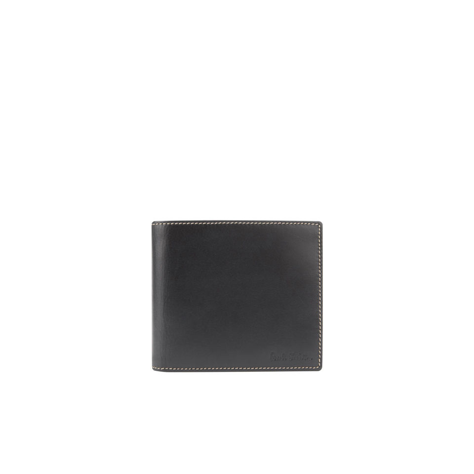 Paul Smith Accessories Multi Trim Leather Billfold Wallet - Black ...