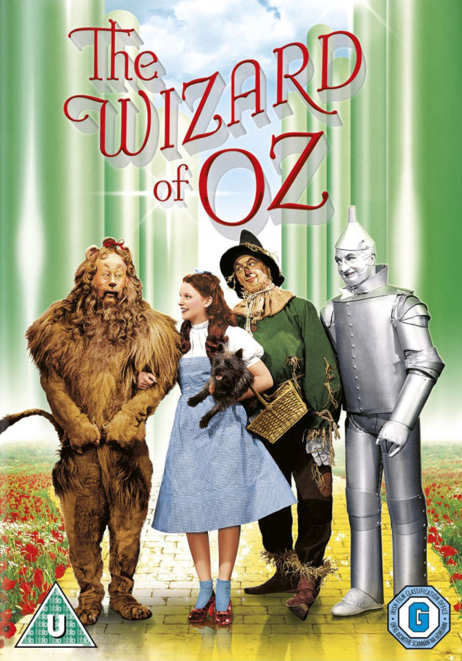 The Wizard Of Oz (dvd) Judy Garland, Ray Bolger, Bert Lahr, Jack Haley Free P&p
