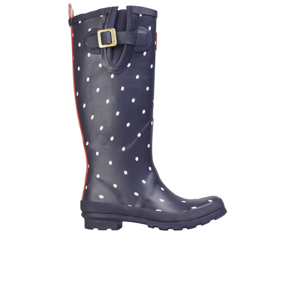 navy joules wellies