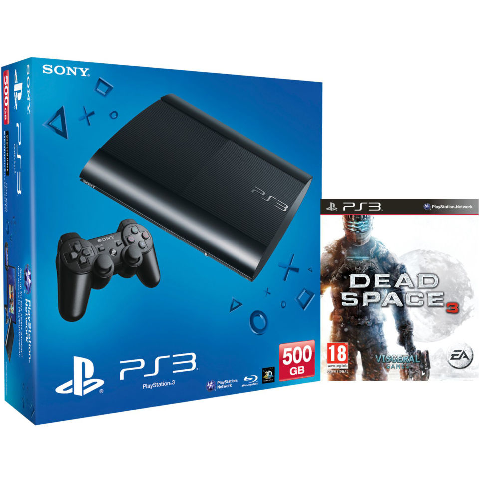 PS3: New Sony PlayStation 3 Slim Console (500 GB) - Black - Includes (Dead Space 3) Games ... PS3: New Sony PlayStation 3 Slim Console (500 GB) - Black - Includes (Dead Space 3) Games ...