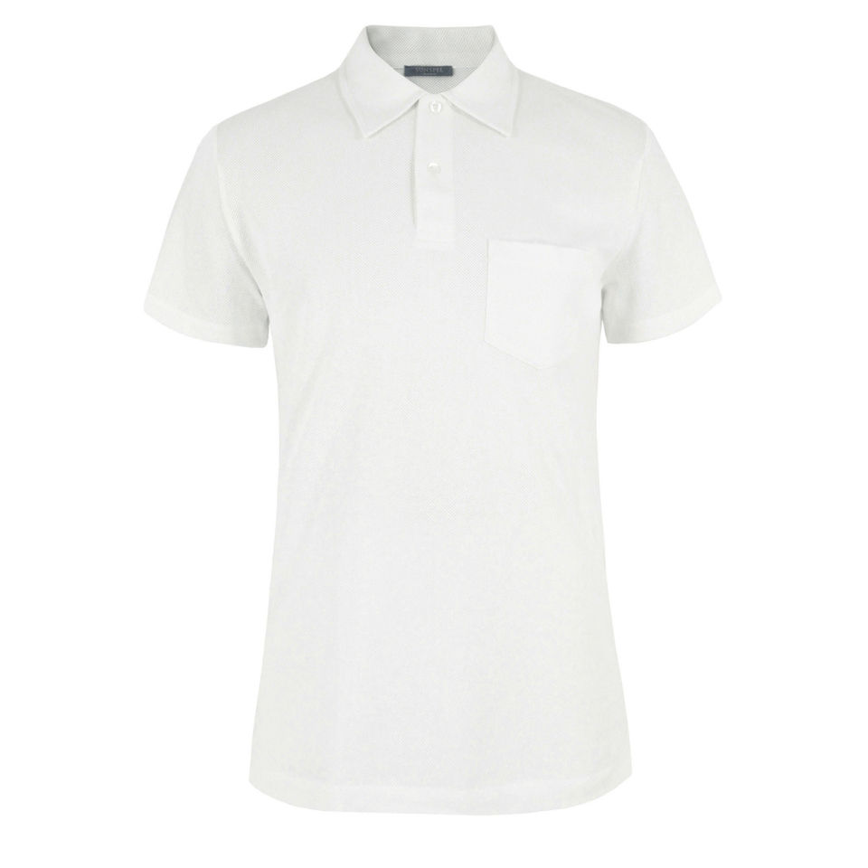 Sunspel Men's Riviera Polo Shirt - Ivory - Free UK Delivery over £50