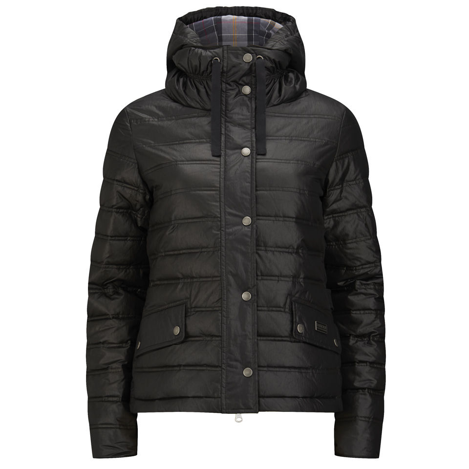 Barbour International Women's Crown MicrofibreDown Fill Jacket Black
