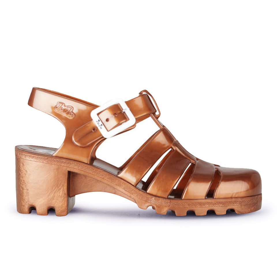 juju heeled jelly sandals