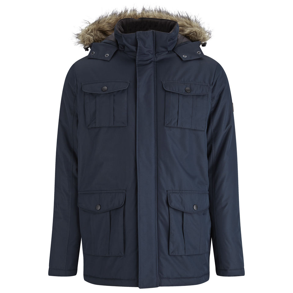 Brave Soul Men's Canada Jacket - Navy - L - Navy