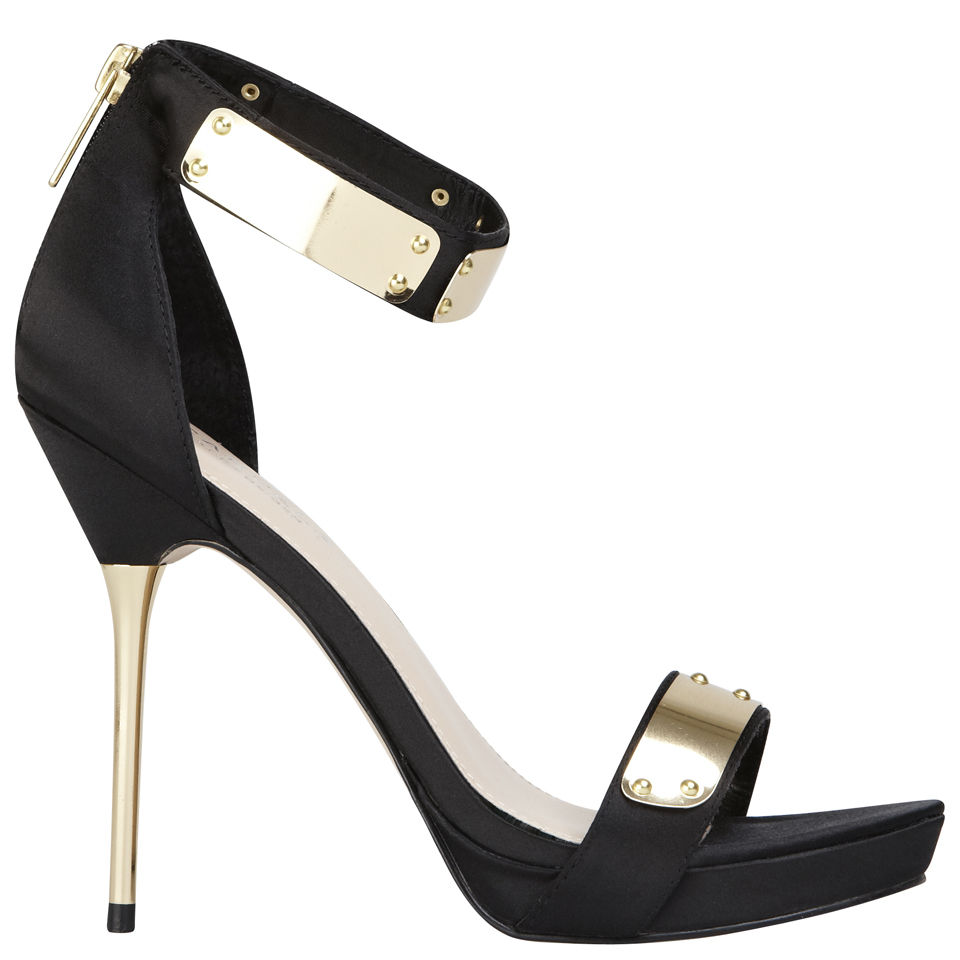 carvela black heeled sandals