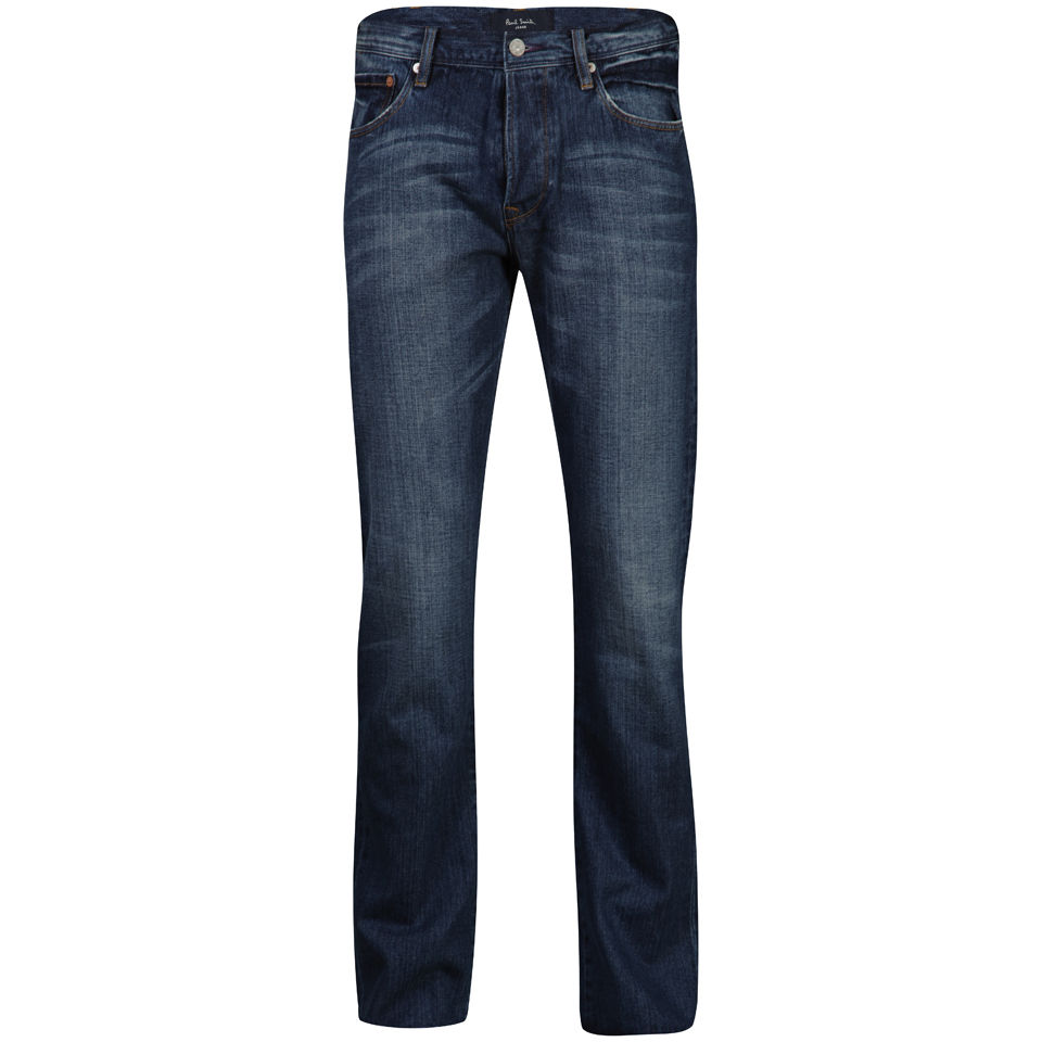 Paul Smith Jeans Men's Mid Rise Bootcut Jeans - Mid Wash - Free UK ...