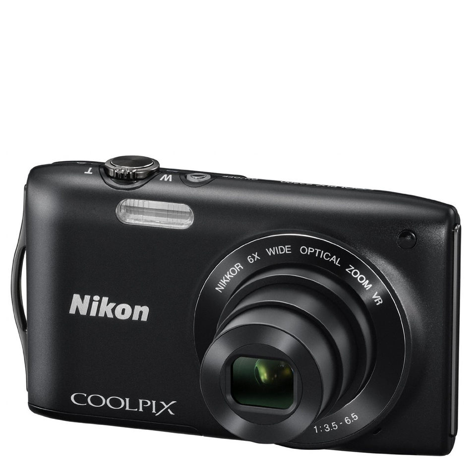 Nikon Coolpix S3300 Compact Digital Camera (16MP, 6x Optical, 2.7 Inch