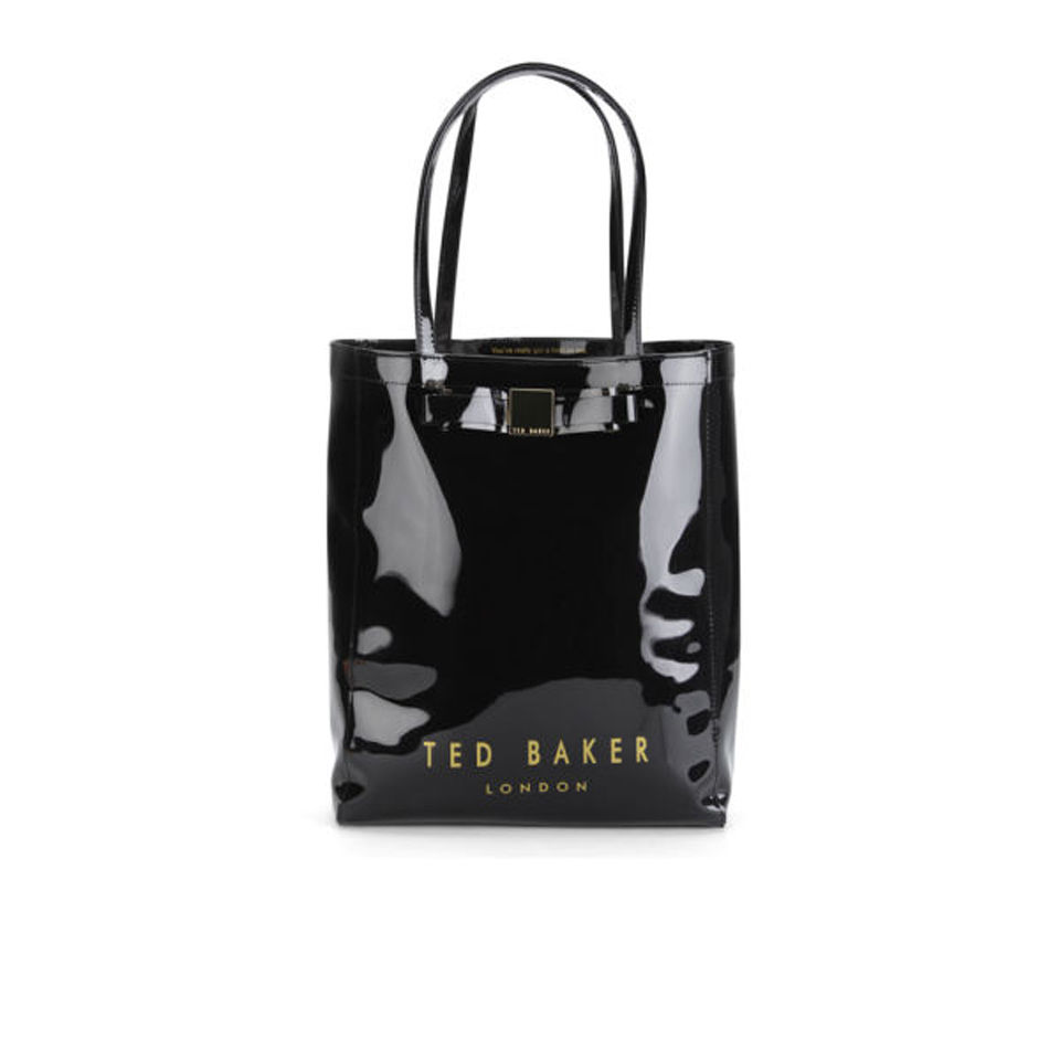 Ted Baker Women&#39;s Solcon Bow Plastic Large Tote Bag - Black