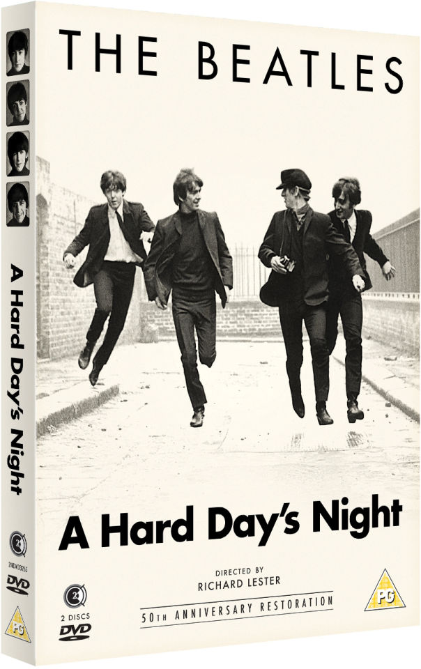 A Hard Day's Night - 50th Anniversary Restoration DVD - Zavvi UK