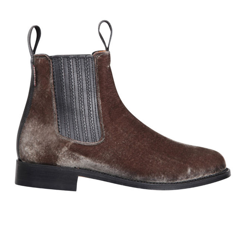 Penelope Chilvers Women's Chelsea Velvet Ankle Boots Quartz Free UK