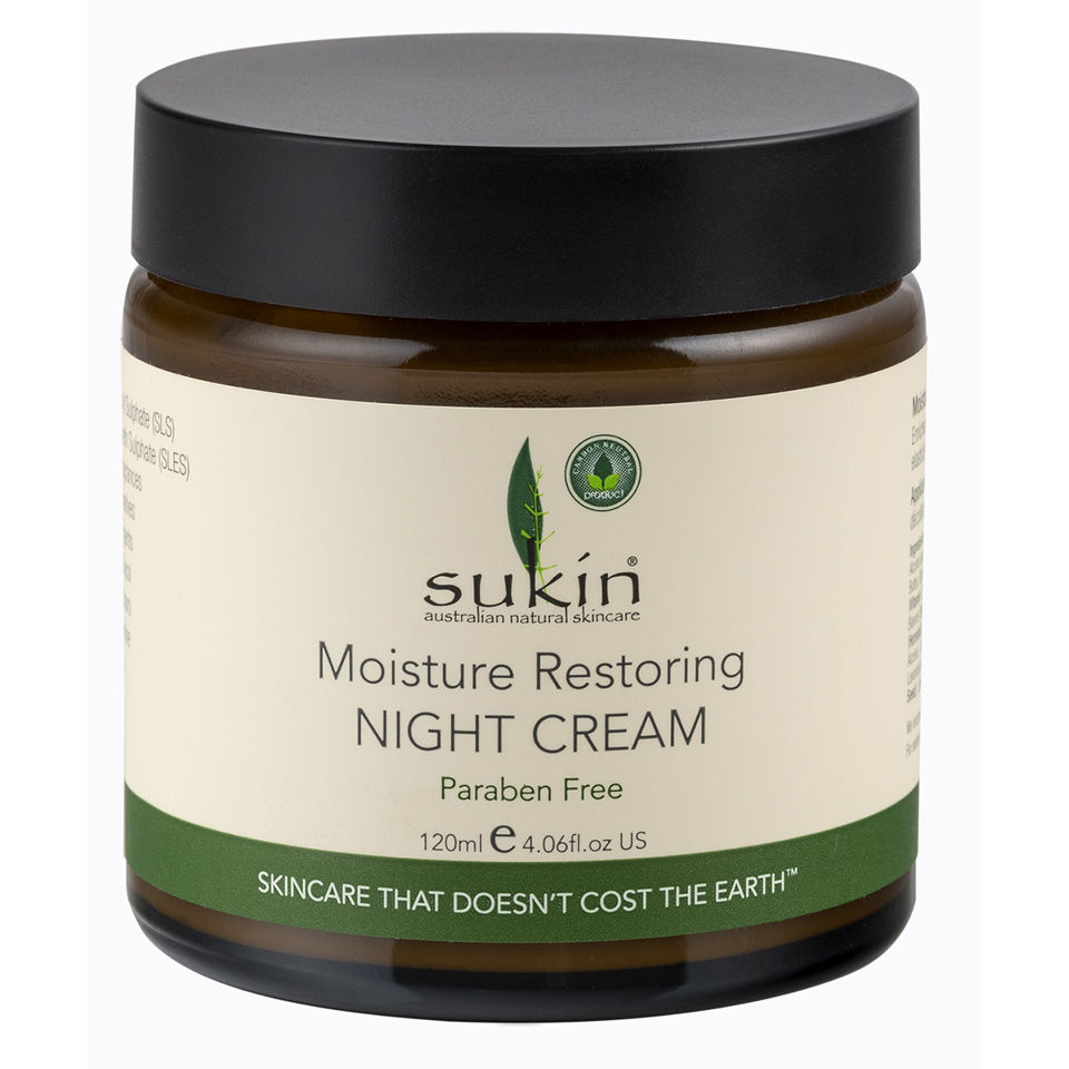 sukin moisture restoring night cream (120ml)