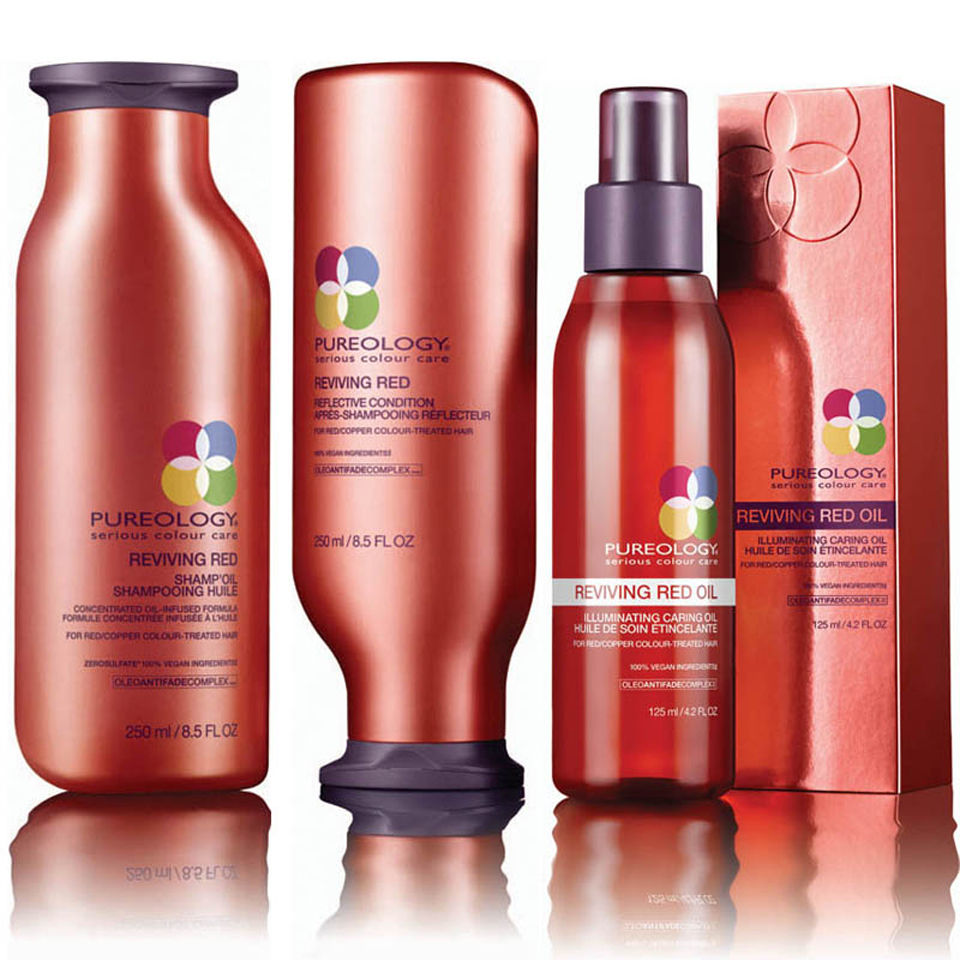 Pureology Reviving Red Shampoo (250ml) Conditioner (250ml