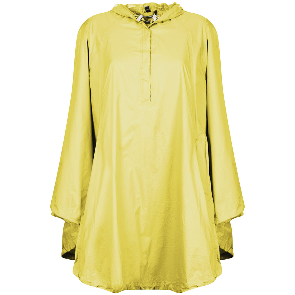 Ilse Jacobsen Women's Rain Poncho Yellow Free UK Delivery over £50