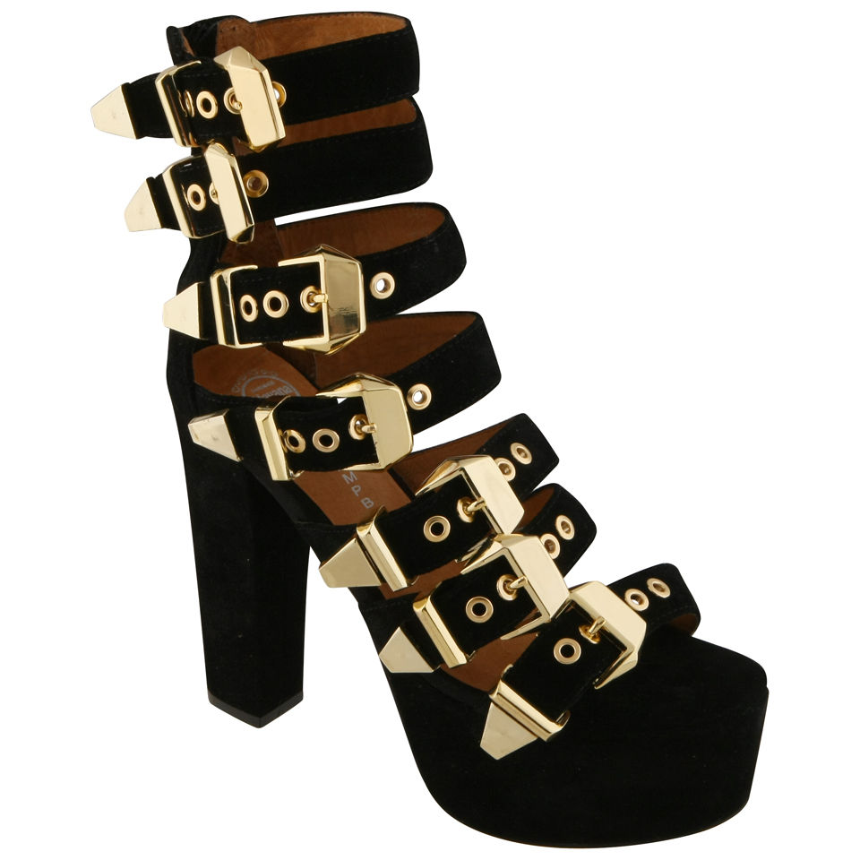 jeffrey campbell gold heels