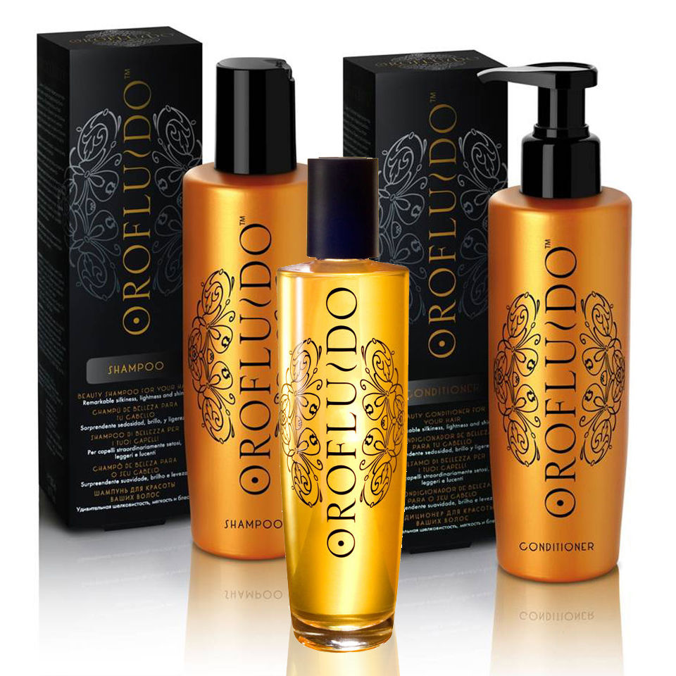 Orofluido Shampoo Conditioner And Elixir Trio Bundle Free Delivery