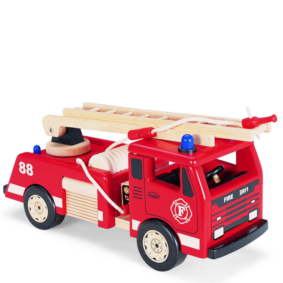 Pintoy Wooden Fire Engine Toys