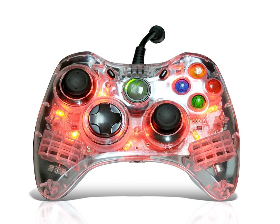 AfterGlow Wired Xbox 360 Controller Red Games Accessories