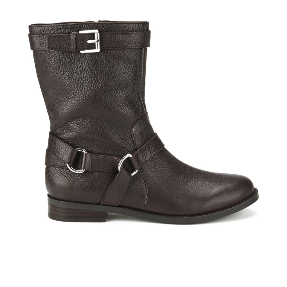 Lauren Ralph Lauren Women's Jael Leather Riding Boots - Dark Brown ...