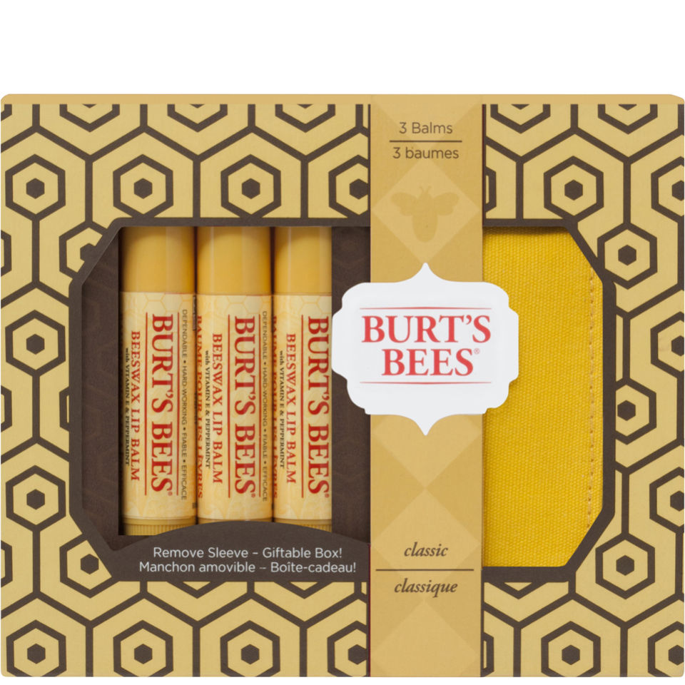 Lookfantastic for Burt's Bees Lip Balm Trio Classic | AccuWeather Shop