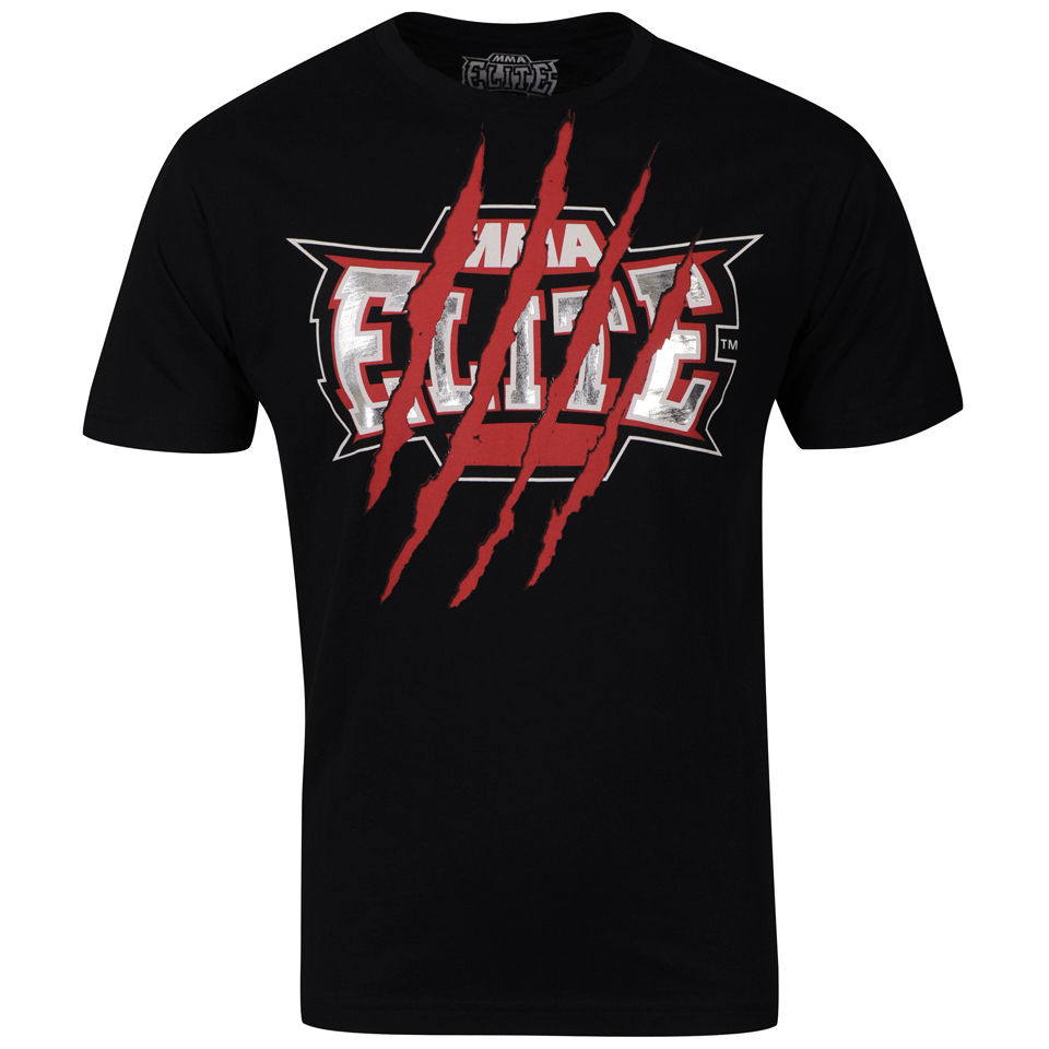 MMA Elite Men's Tear T-Shirt - Black Clothing | TheHut.com