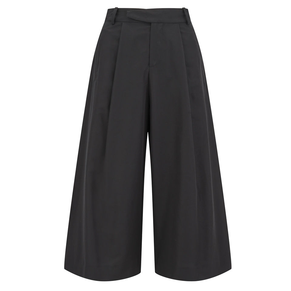 Folk Women's Pleat Culottes - Black - Free UK Delivery Available